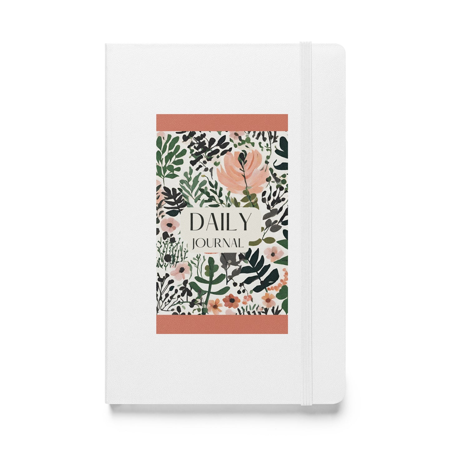 Hardcover bound daily journal notebook